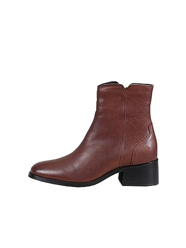 Apple of Eden® Stiefelette Damen THEA | Hohe Stiefelette mit Absatz aus Leder für Damen aus 100% Leder von Apple of Eden