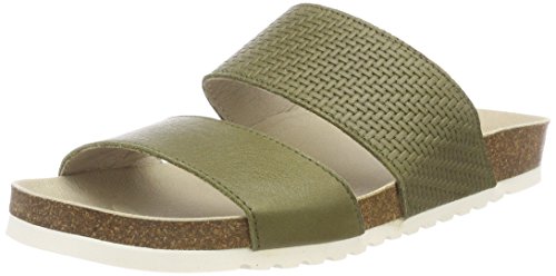 Apple of Eden Damen Panta Peeptoe Sandalen, Grün (Khaki), 42 EU von Apple of Eden