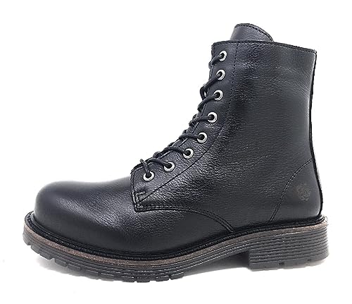 Apple of Eden Damen Schnürstiefel in Schwarz, Größe 37 von Apple of Eden