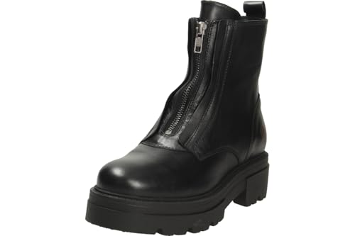 Apple of Eden Damen Stiefeletten/Combat Boots Star 1 schwarz Glattleder, Größe:42, Farbauswahl:schwarz von Apple of Eden