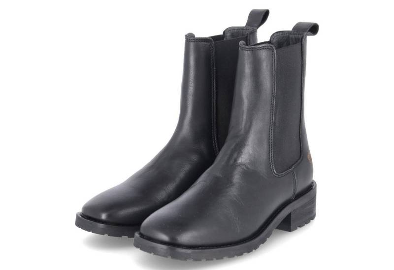 Apple of Eden Apple of Eden VASTI 1 Damen Glattleder schwarz Schlupfstiefel von Apple of Eden