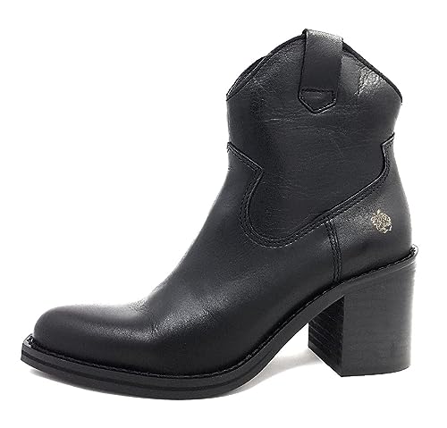 Apple of Eden Velvet Smooth Damenschuhe Stiefel Schwarz Freizeit, Schuhgröße:40 EU von Apple of Eden