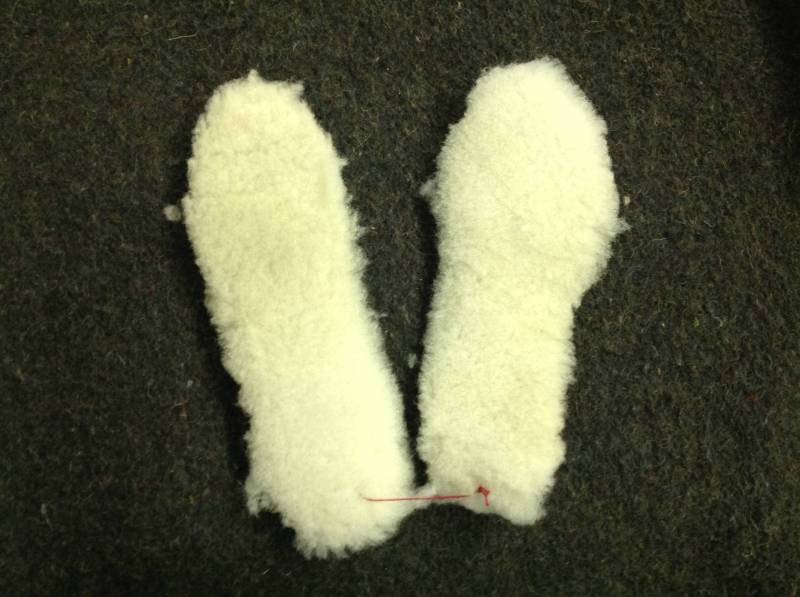 Männer Schaffell Schuheinsätze von AppleCartCreations1