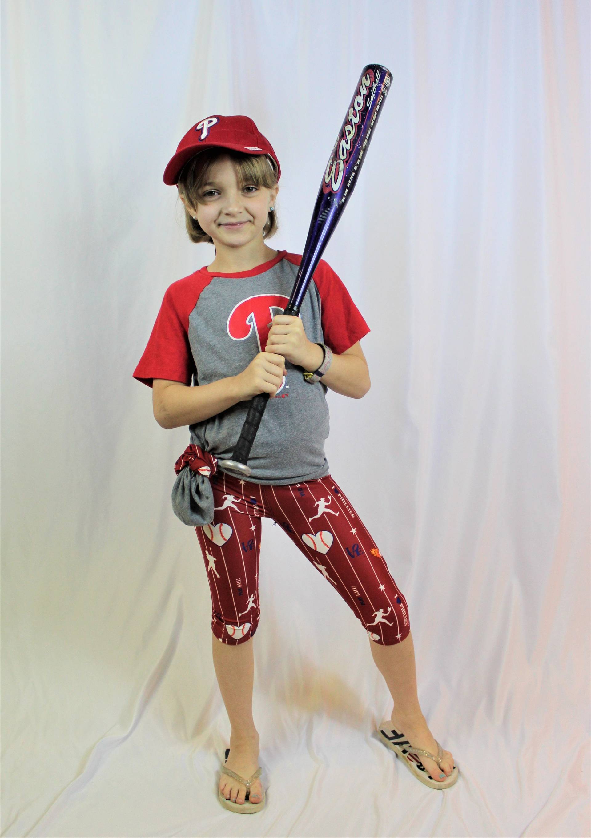 Phillies Inspiriert Red Girls Capris von AppleGirlBoutique