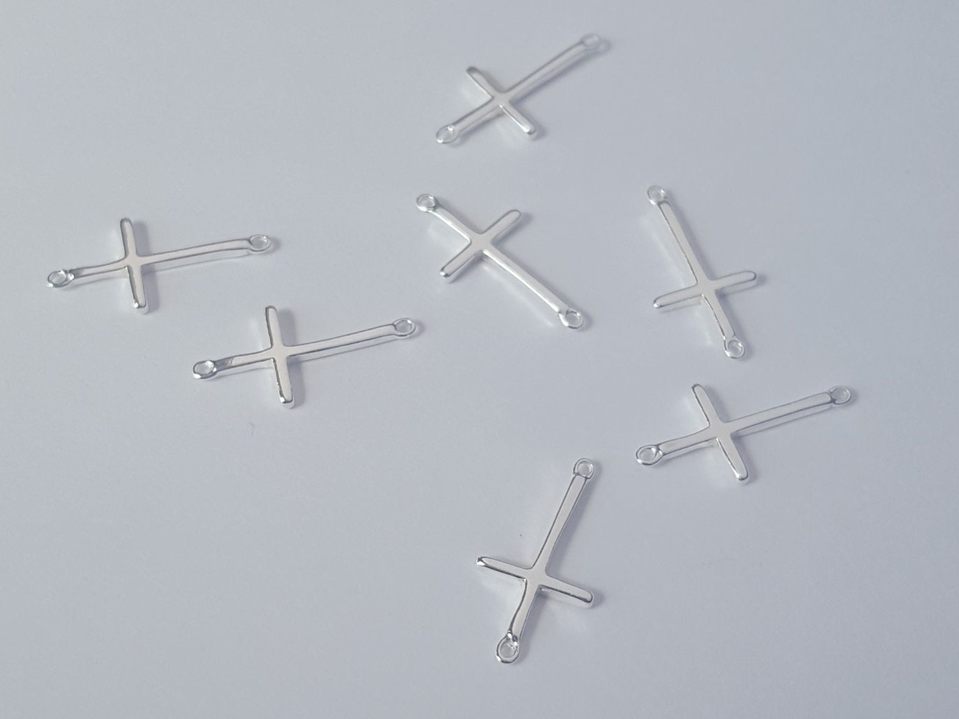 sterling Silber Kreuz Link, 9.4x18.7 Mm, Schneller Versand Aus Den Usa sterling Silber Kreuz Link, 9.4x18.7 Mm, Schneller Versand Aus Den Usa von AppleTreeBeads