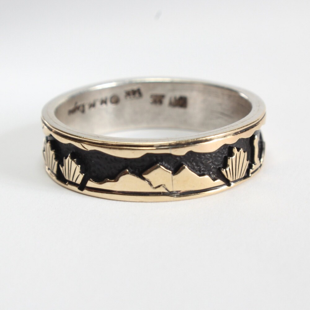 Desert Story Panorama Ring Mm Rogers 14K Gold Sterling Wüstenpanorama Größe 10.5Us Desert Story Panorama Ring Mm Rogers 14K Gold Sterling Wüstenpanorama Größe 10.5Us von Appleloosa