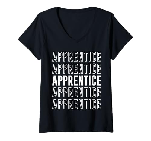Damen Lehrling T-Shirt mit V-Ausschnitt Damen Lehrling T-Shirt mit V-Ausschnitt von Apprentice Apparel