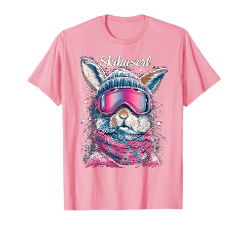 Skihaserl Apres Ski Haserl Skifahrer Winter Damen T-Shirt von Apres-Ski Designs für Skihäschen und Hüttngaudi