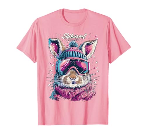 Skihaserl Apres Ski Haserl Skifahrer Winter Damen T-Shirt von Apres-Ski Designs für Skihäschen und Hüttngaudi