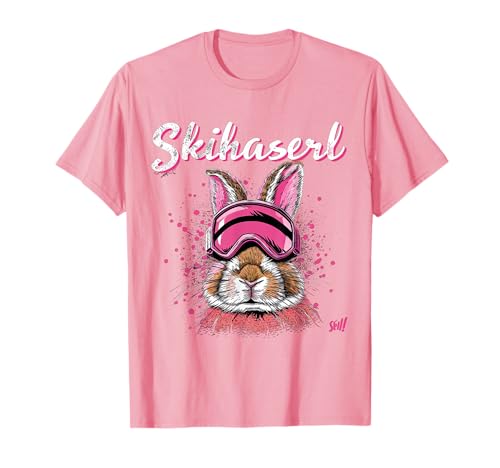Skihaserl Apres Ski Haserl Skifahrer Winter Damen T-Shirt von Apres-Ski Designs für Skihäschen und Hüttngaudi