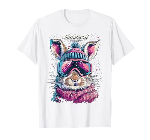 Skihaserl Apres Ski Haserl Skifahrer Winter Damen T-Shirt von Apres-Ski Designs für Skihäschen und Hüttngaudi