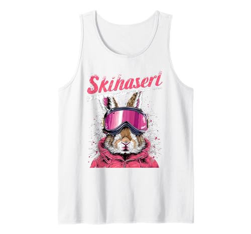 Skihaserl Apres Ski Haserl Skifahrer Winter Damen Tank Top von Apres-Ski Designs für Skihäschen und Hüttngaudi