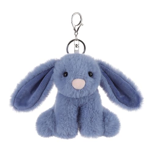 Apricot Lamb –key-navy blue vid bunny– Plüsch Schlüsselanhänger, Glücksbringer, für Kinder und Baby-Hase von Apricot Lamb