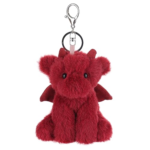 Apricot Lamb –keychain-red dragon– Plüsch rot Drache Schlüsselanhänger – Schlüsselanhänger Glücksbringer,Geschenke Freundin oder Freund,Geschenk zum Führerschein, Frauen,Mädchen von Apricot Lamb