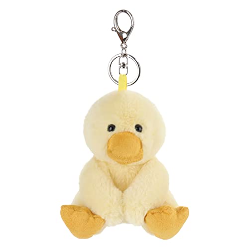 Apricot lambPlüsch Schlüsselanhänger Ente 11cm Glücksbringer,Geschenke Freundin oder Freund,Auto schlüsselanhänger,Geschenk zum Führerschein, Frauen,Mädchen, Kinder von Apricot Lamb