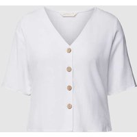 Apricot Bluse mit V-Ausschnitt in Offwhite, Größe XL von Apricot