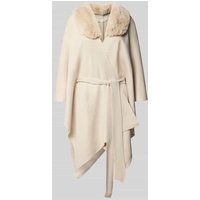 Apricot Cardigan in Wickel-Optik mit Bindegürtel in Sand, Größe 1 von Apricot