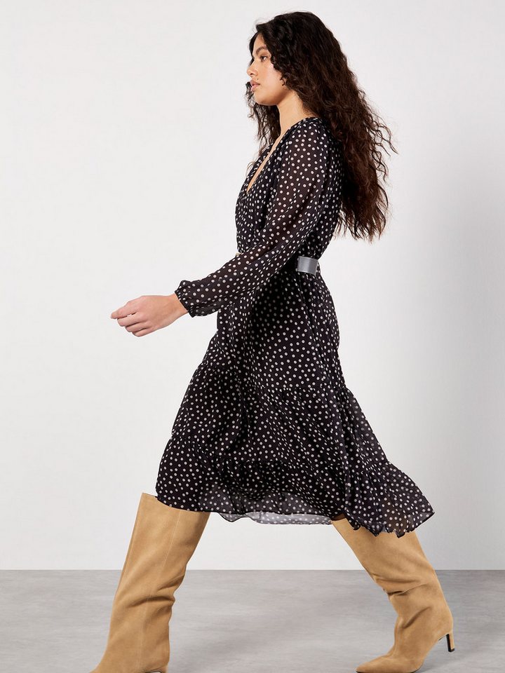 Apricot Chiffonkleid Chiffonkleid (2-tlg., mit Bindeband) in Wickeloptik von Apricot