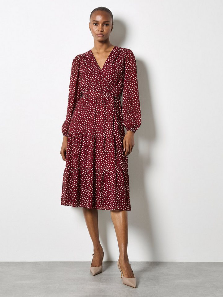 Apricot Chiffonkleid Chiffonkleid (2-tlg., mit Bindeband) in Wickeloptik von Apricot