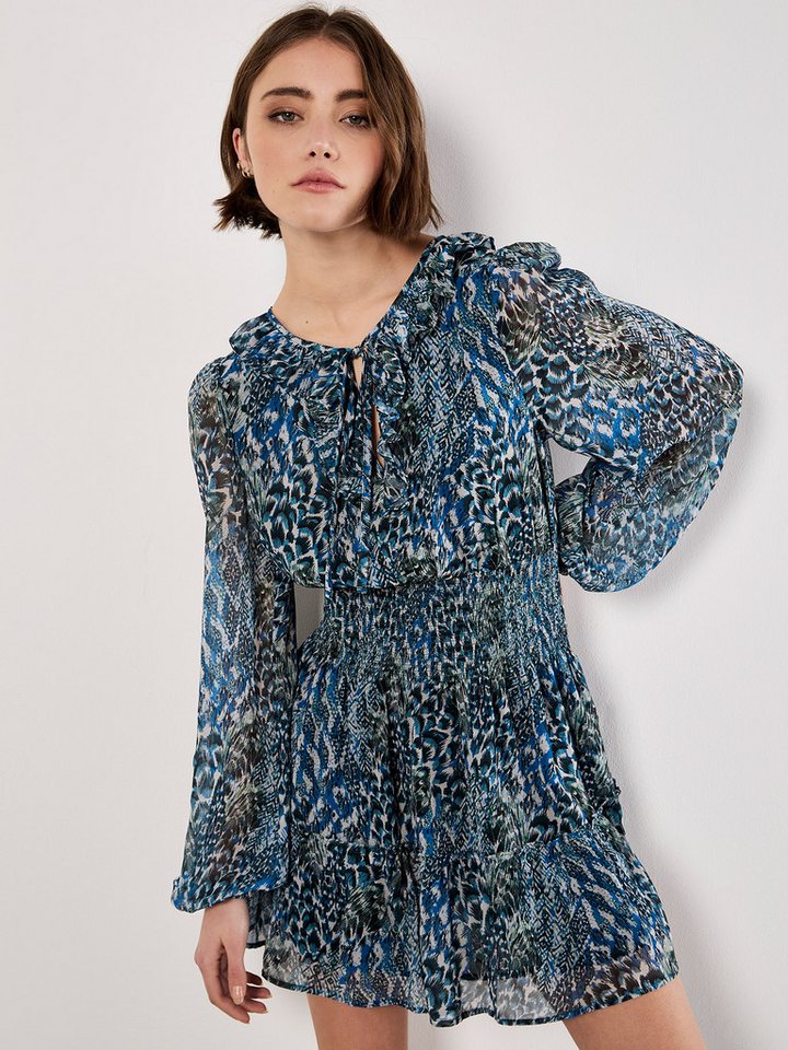 Apricot Druckkleid Patchworkkleid mit Rüschen von Apricot