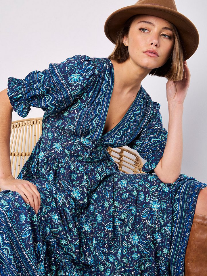 Apricot Druckkleid Sarasa Sommerkleid mit Blumenmuster von Apricot