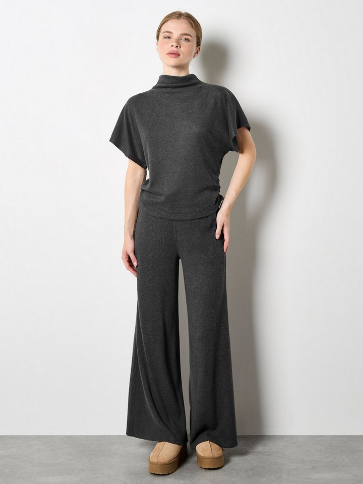 Apricot Fledermausshirt Weites Shirt in unifarben von Apricot