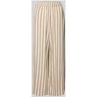 Apricot Hose aus Viskose-Leinen-Mix mit Eingrifftaschen in Taupe, Größe M von Apricot