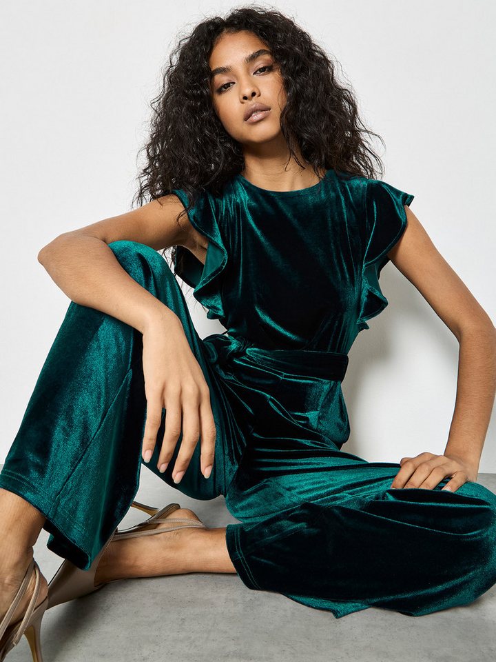 Apricot Jumpsuit Partyjumpsuit aus Samt von Apricot