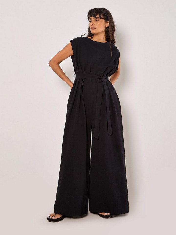 Apricot Jumpsuit Wide Leg Jumpsuit mit Bindegürtel von Apricot
