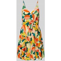 Apricot Knielanges Kleid mit Allover-Print in Gruen, Größe XL von Apricot