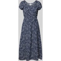 Apricot Midikleid aus Viskose mit elastischem Taillenband in Marine, Größe XXL von Apricot