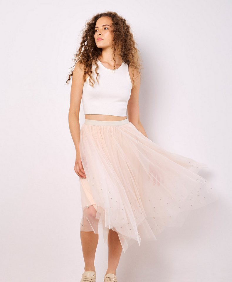 Apricot Midirock Tüllrock mit Perlen von Apricot