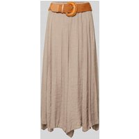 Apricot Midirock mit Gürtel in Taupe, Größe L von Apricot