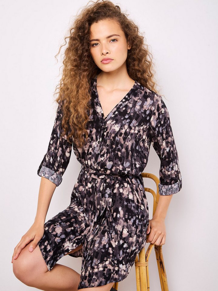 Apricot Minikleid Mini-Hemdkleid (2-tlg) mit Knopfleiste von Apricot