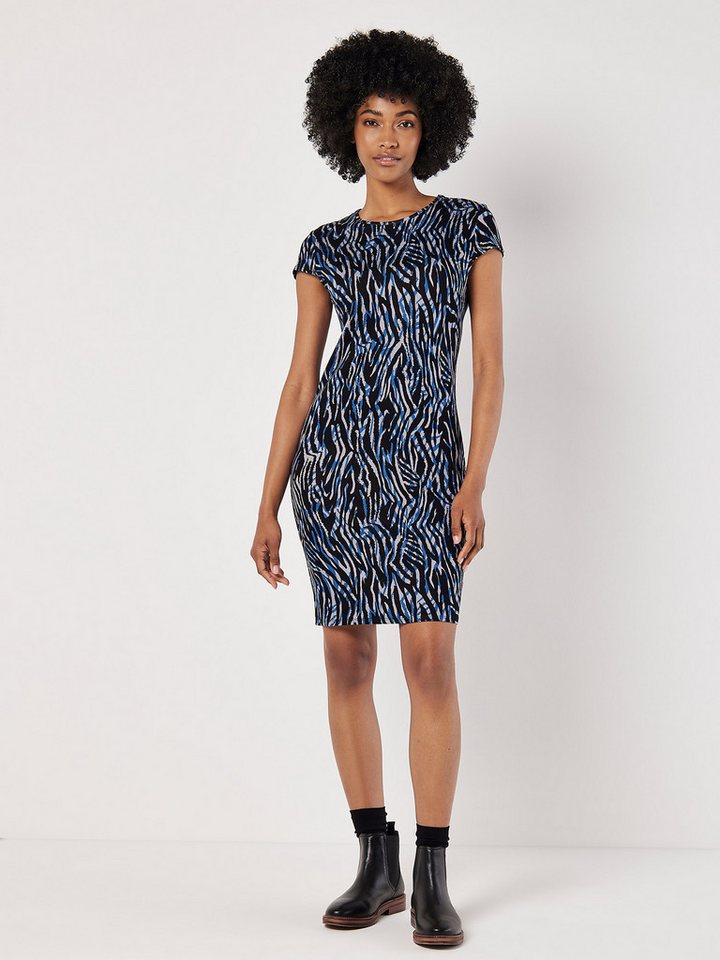 Apricot Minikleid Minikleid, (1-tlg) mit abstraktem Muster von Apricot