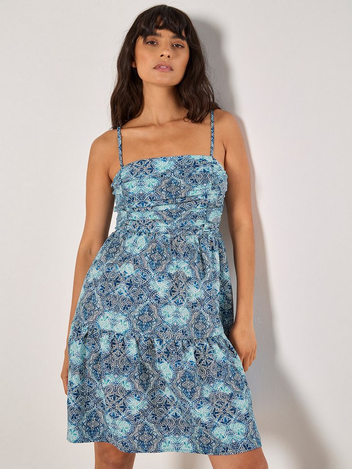 Apricot Minikleid Trägerkleid mit tollem Druck von Apricot