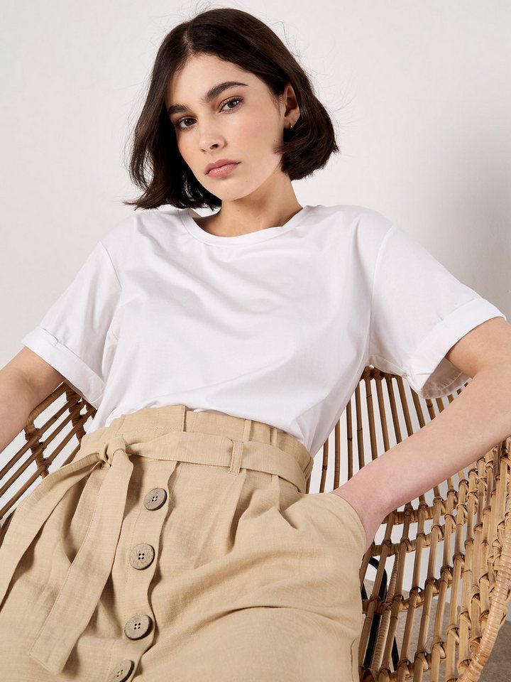 Apricot Minirock Minirock (2-tlg) mit markanten Knöpfen von Apricot