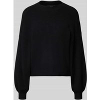 Apricot Regular Fit Pullover in Strick-Optik in Black, Größe M von Apricot