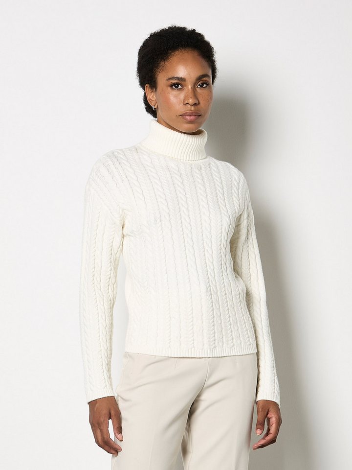 Apricot Rollkragenpullover Zopfpullover mit Rollkragen von Apricot