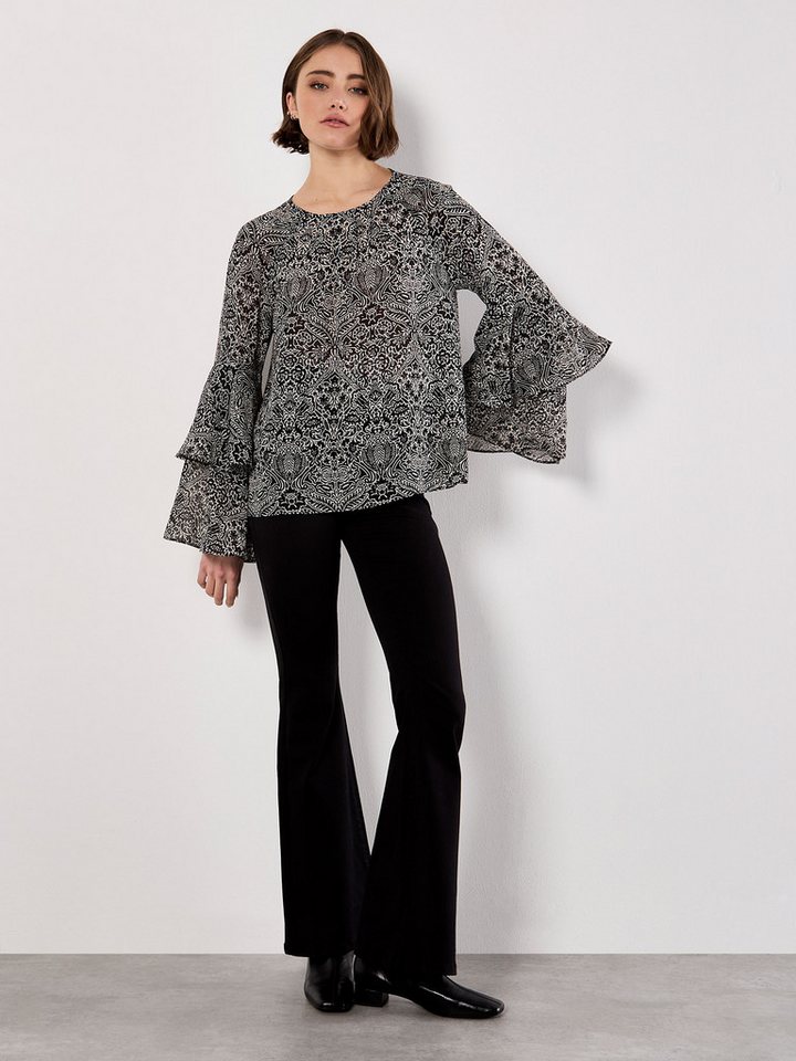 Apricot Rüschenbluse Leichte Bluse, mit Rüschenärmeln von Apricot