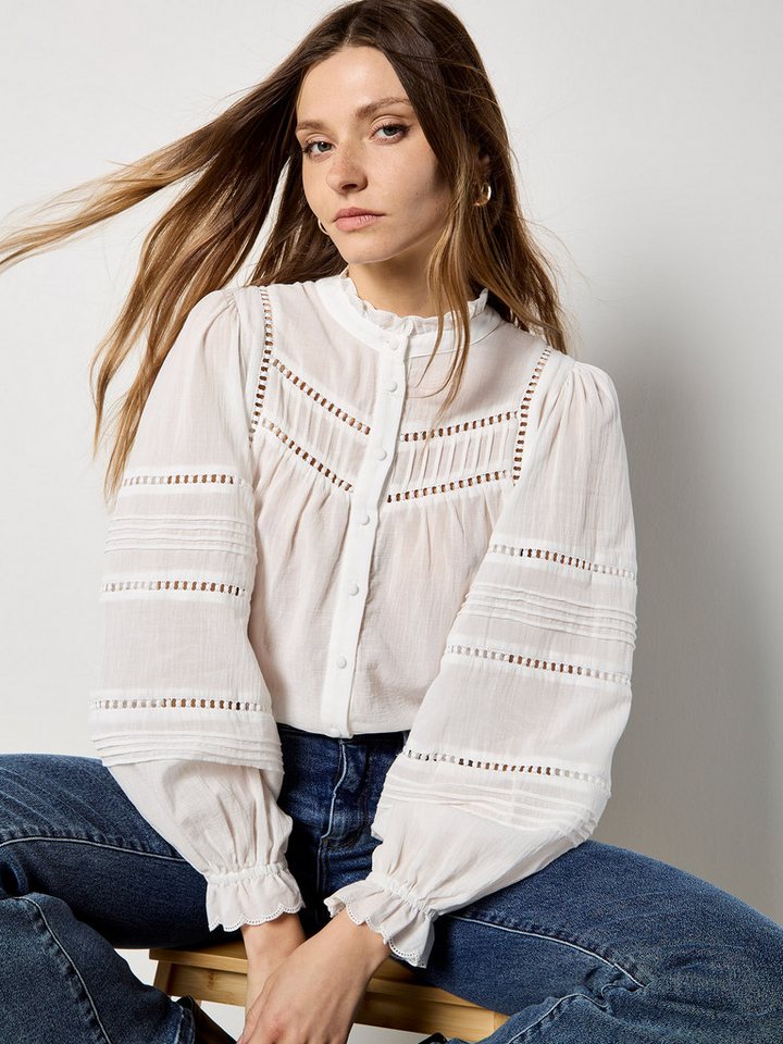 Apricot Rüschenbluse Spitzenbluse mit Rüschen Spitze von Apricot