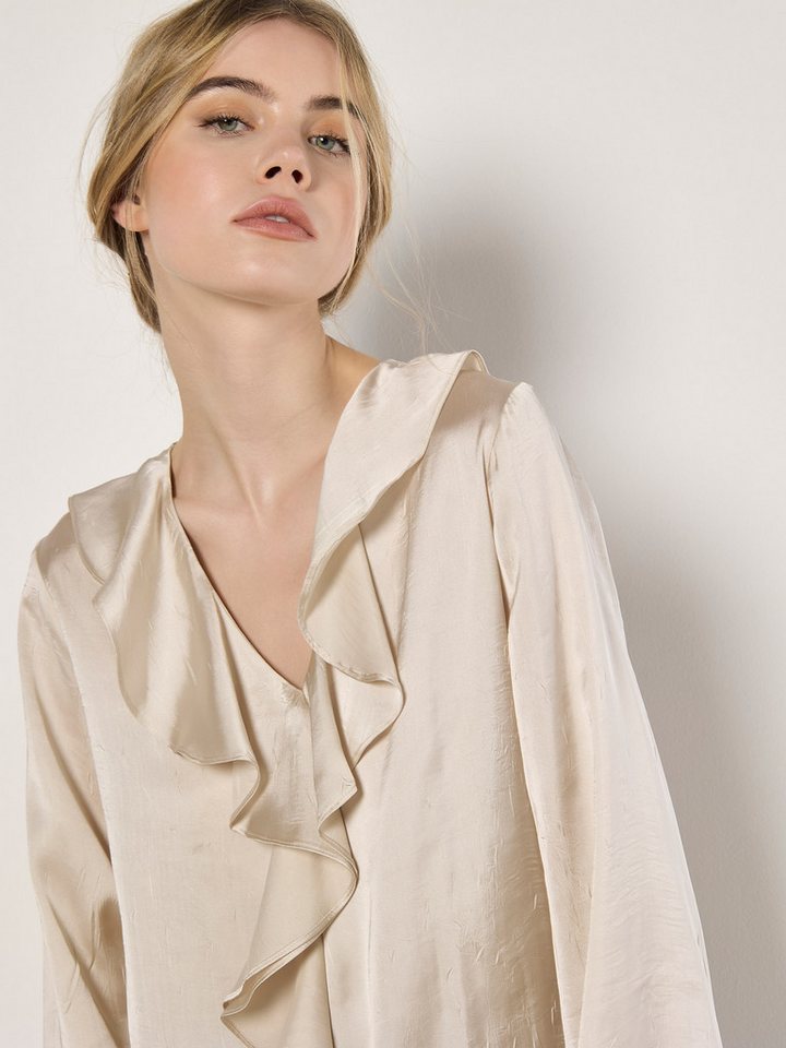 Apricot Rüschenbluse Strukturierte Bluse, mit Rüschen von Apricot