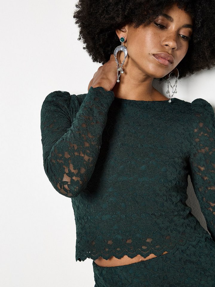 Apricot Spitzentop Cropped Top aus Spitze von Apricot