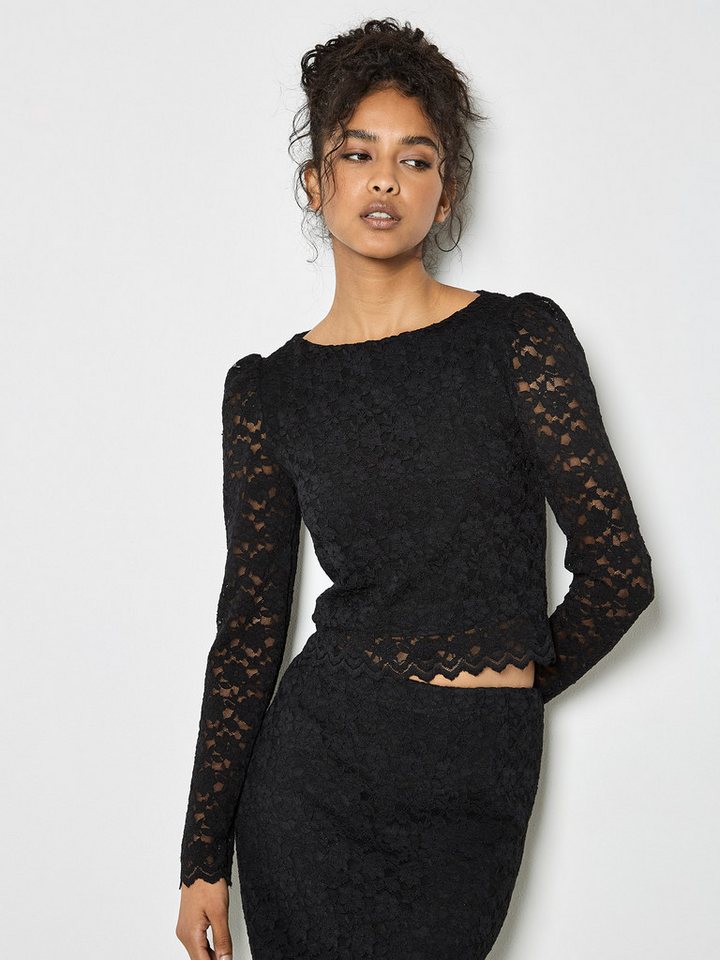 Apricot Spitzentop Cropped Top aus Spitze von Apricot