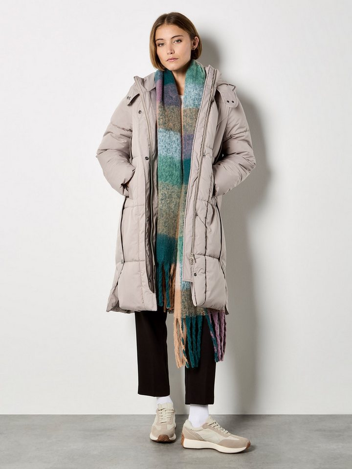 Apricot Steppjacke Longjacke mit Steppung und Kapuze von Apricot