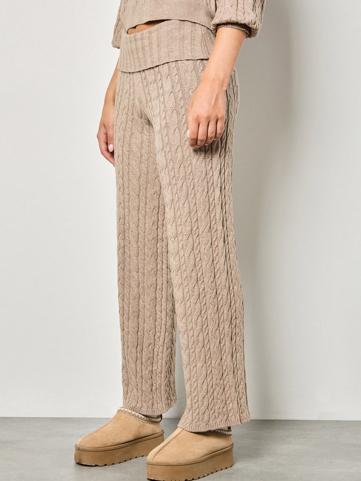 Apricot Strickhose Strickhose mit Zopfmuster von Apricot