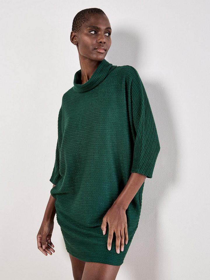 Apricot Strickkleid Cocoonkleid mit Zopfmuster von Apricot