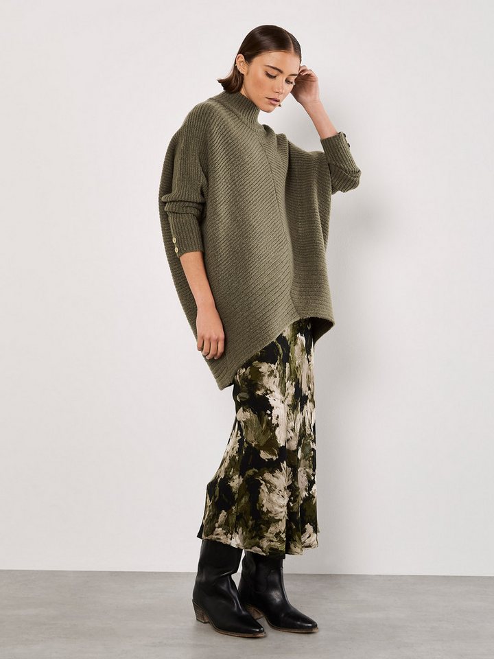 Apricot Strickpullover Oversized-Pullover mit Stehkragen von Apricot