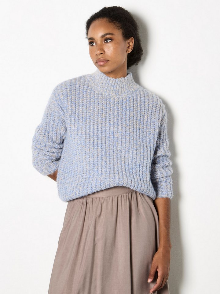 Apricot Strickpullover Stehkragenpullover im Patentstrick Apricot Strickpullover Stehkragenpullover im Patentstrick von Apricot