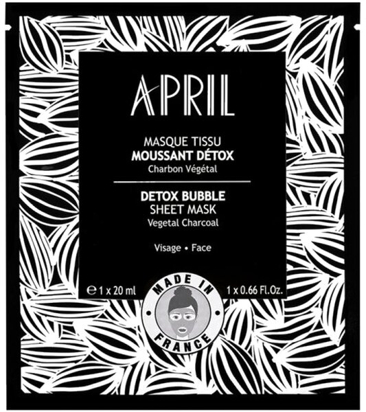 April Paris Masque Tissu Moussant Détox / Detox Bubble Sheet Mask Sachet x1 April Paris Masque Tissu Moussant Détox / Detox Bubble Sheet Mask Sachet x1 von April Paris
